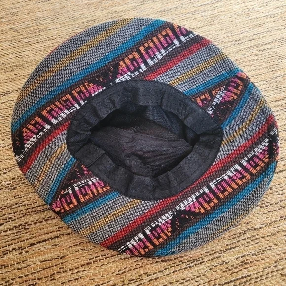 Boho Wide Rim Bucket Hat - Picture 2 of 4